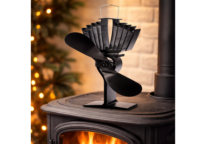 Тепловентилятор Ecofan AirMax Black для камина и печи