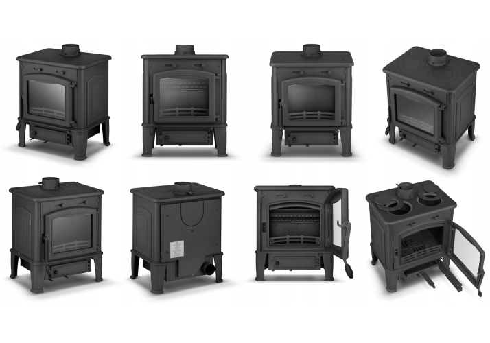Дровяная печь HERMES COOK Fergus