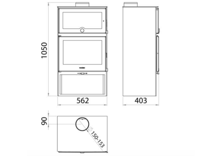 Дров'яна піч OVEN PANADERO