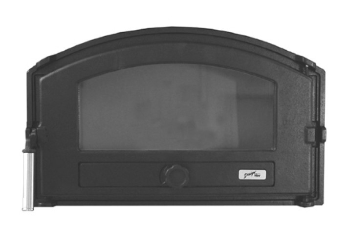 Дверца хлебной печи HTT 432 черная Pisla