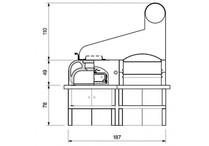 Барбекю Maxime Grill Palazzetti