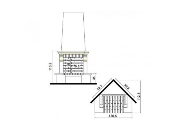 Облицовка камина CS 11 Chazelles