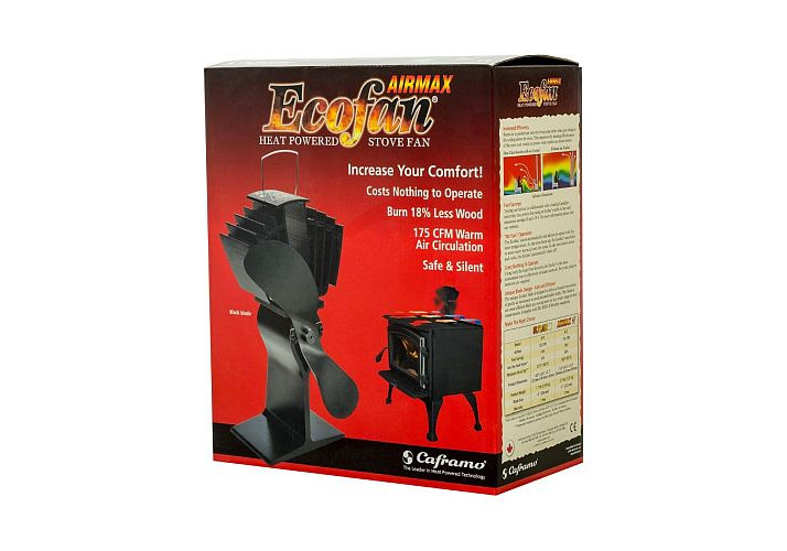 Тепловентилятор Ecofan AirMax Black для камина и печи