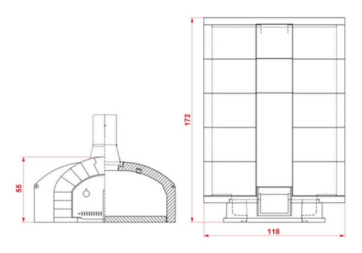 Печь для пиццы на дровах Ghiottone Extra Large 2.0 Palazzetti Печь для пиццы на дровах Ghiottone Extra Large 2.0 Palazzetti