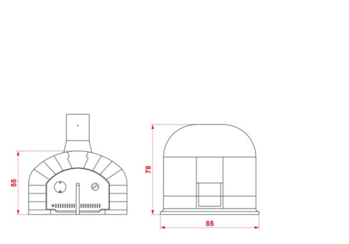 Печь для пиццы на дровах Ghiottone Small Palazzetti Печь для пиццы на дровах Ghiottone Small Palazzetti