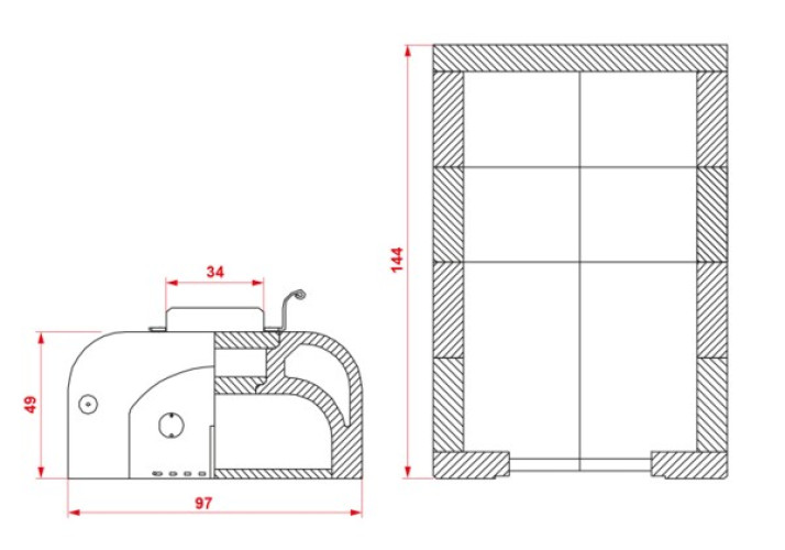 Печь для пиццы на дровах Easy Extra Large Palazzetti Печь для пиццы на дровах Easy Extra Large Palazzetti