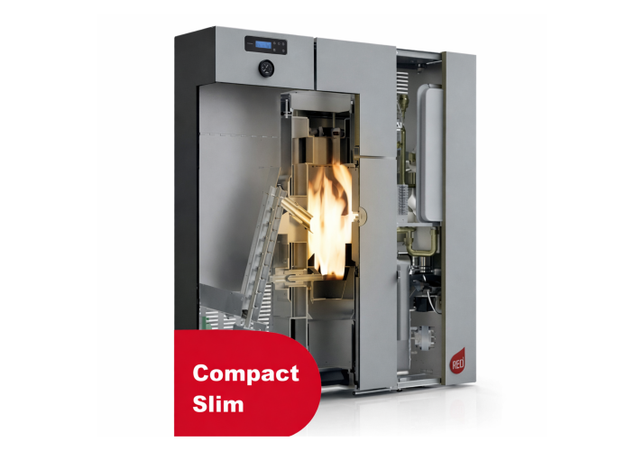 Пеллетный котёл RED Compact Slim — компактное автоматическое отопление