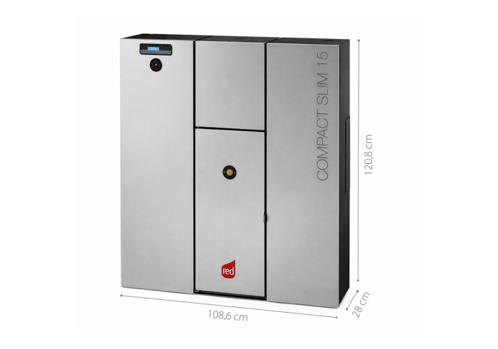 Пеллетный котёл RED Compact Slim — компактное автоматическое отопление
