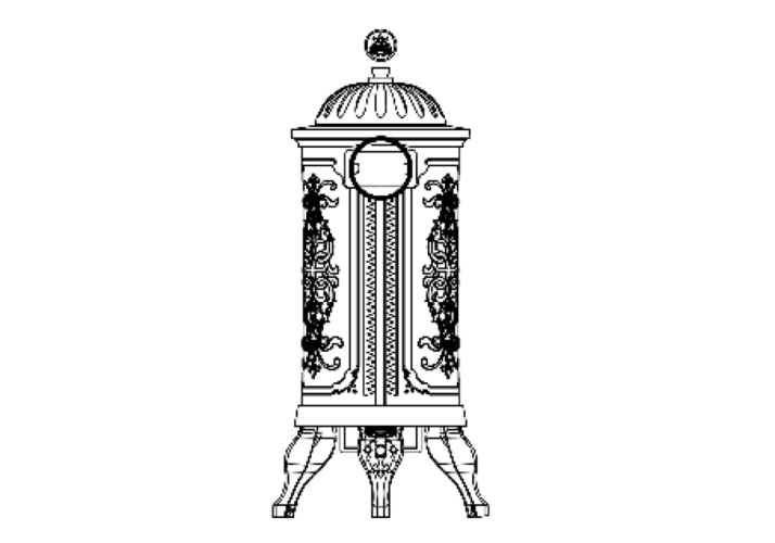 Дровяная печь с чугуна Carl 120 Westbo